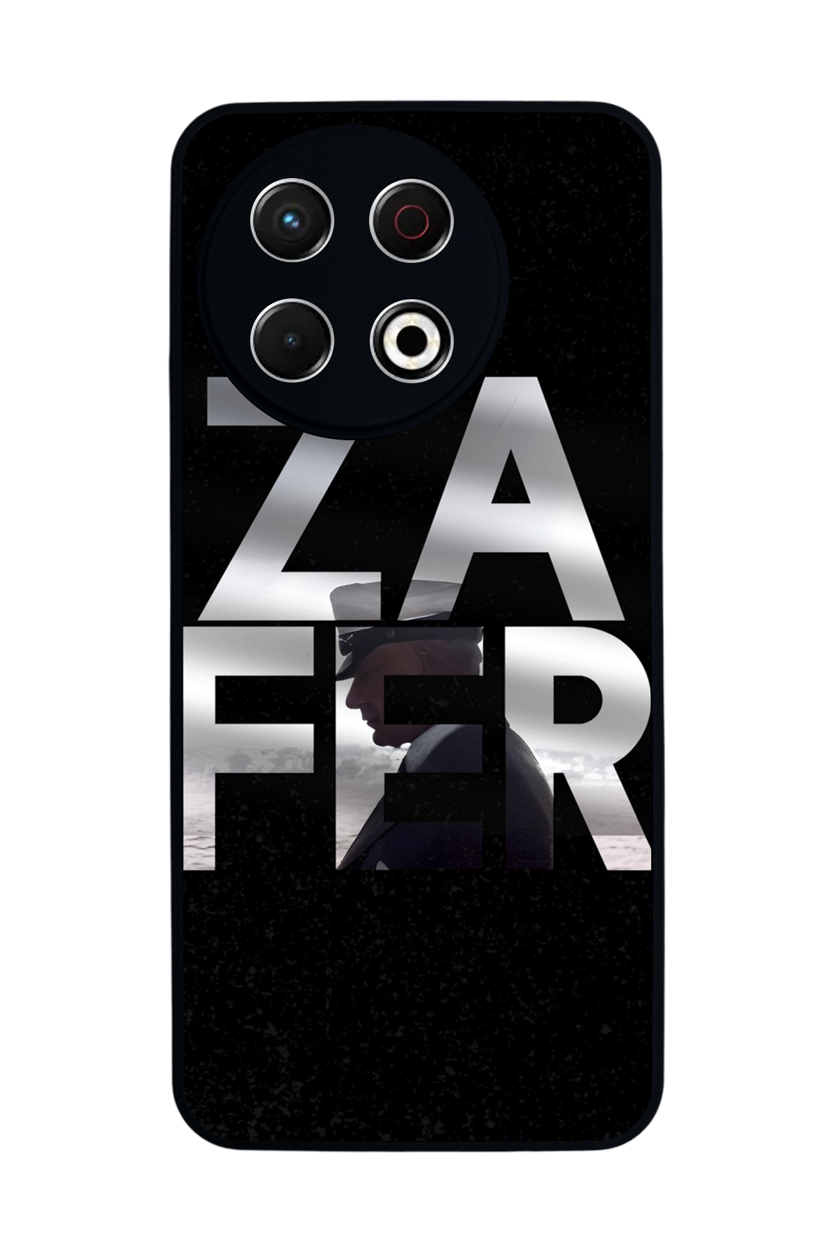 Tecno Spark 30 Pro Uyumlu Mustafa Kemal Ataturk Tasarımlı Glossy Premium Kılıf