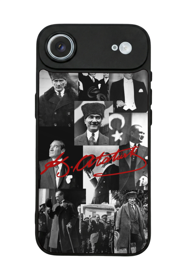 iPhone 17 Air Uyumlu Mustafa Kemal Ataturk Tasarımlı Glossy Premium Kılıf