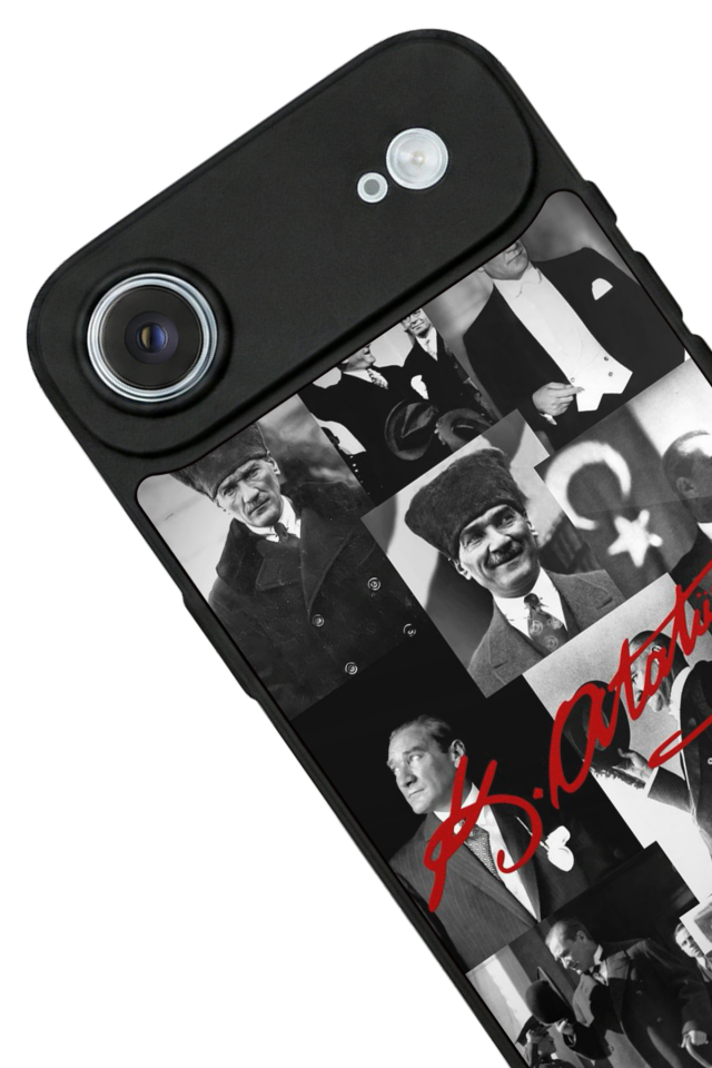iPhone 17 Air Uyumlu Mustafa Kemal Ataturk Tasarımlı Glossy Premium Kılıf
