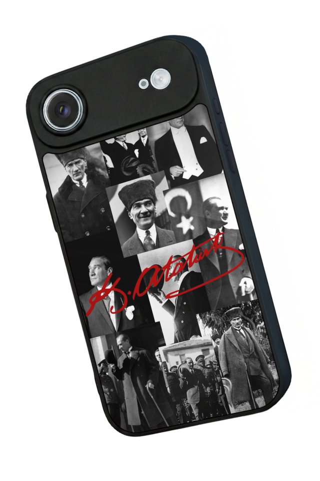 iPhone 17 Air Uyumlu Mustafa Kemal Ataturk Tasarımlı Glossy Premium Kılıf