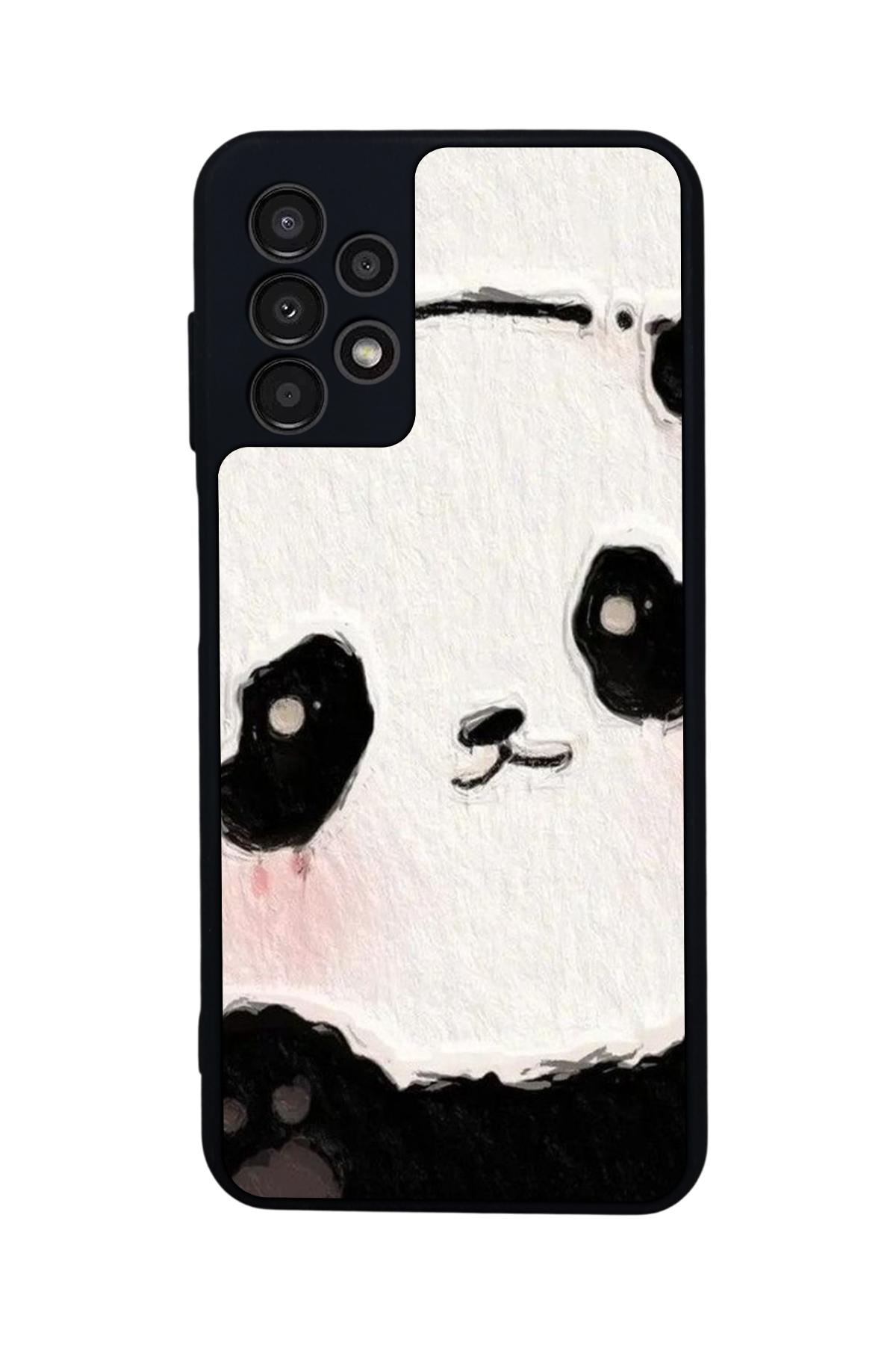 Samsung Galaxy A13 Uyumlu Panda Tasarımlı Glossy Premium Kılıf