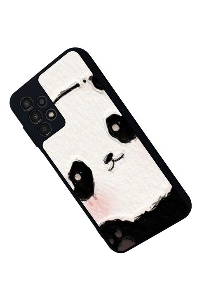 Samsung Galaxy A13 Uyumlu Panda Tasarımlı Glossy Premium Kılıf