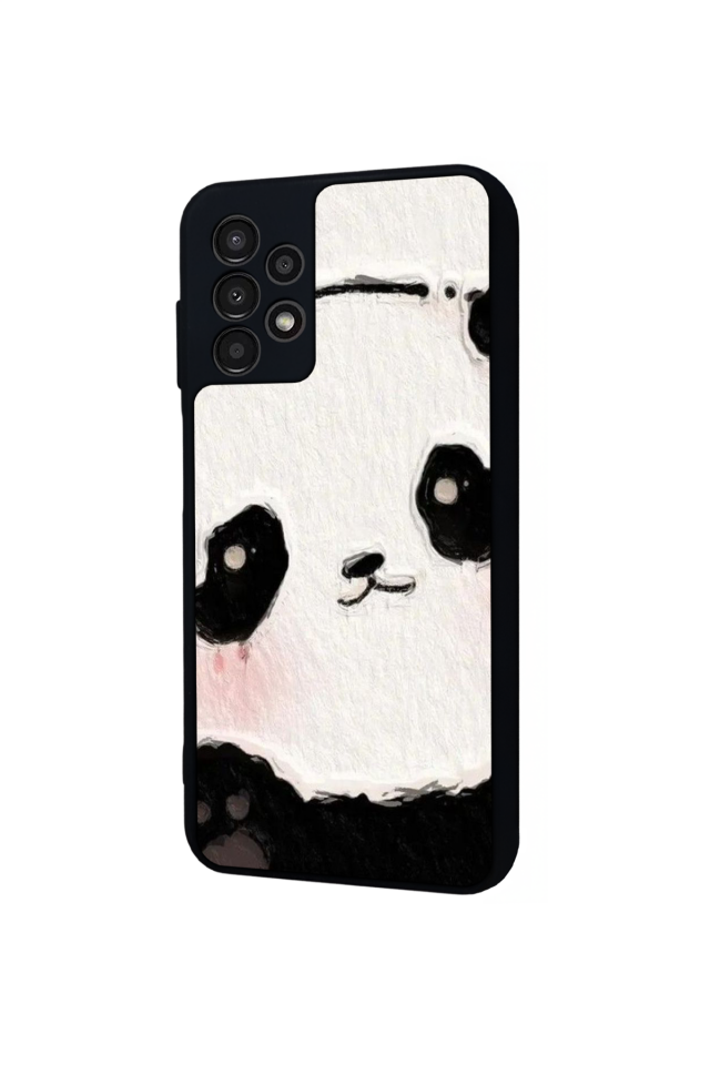 Samsung Galaxy A13 Uyumlu Panda Tasarımlı Glossy Premium Kılıf