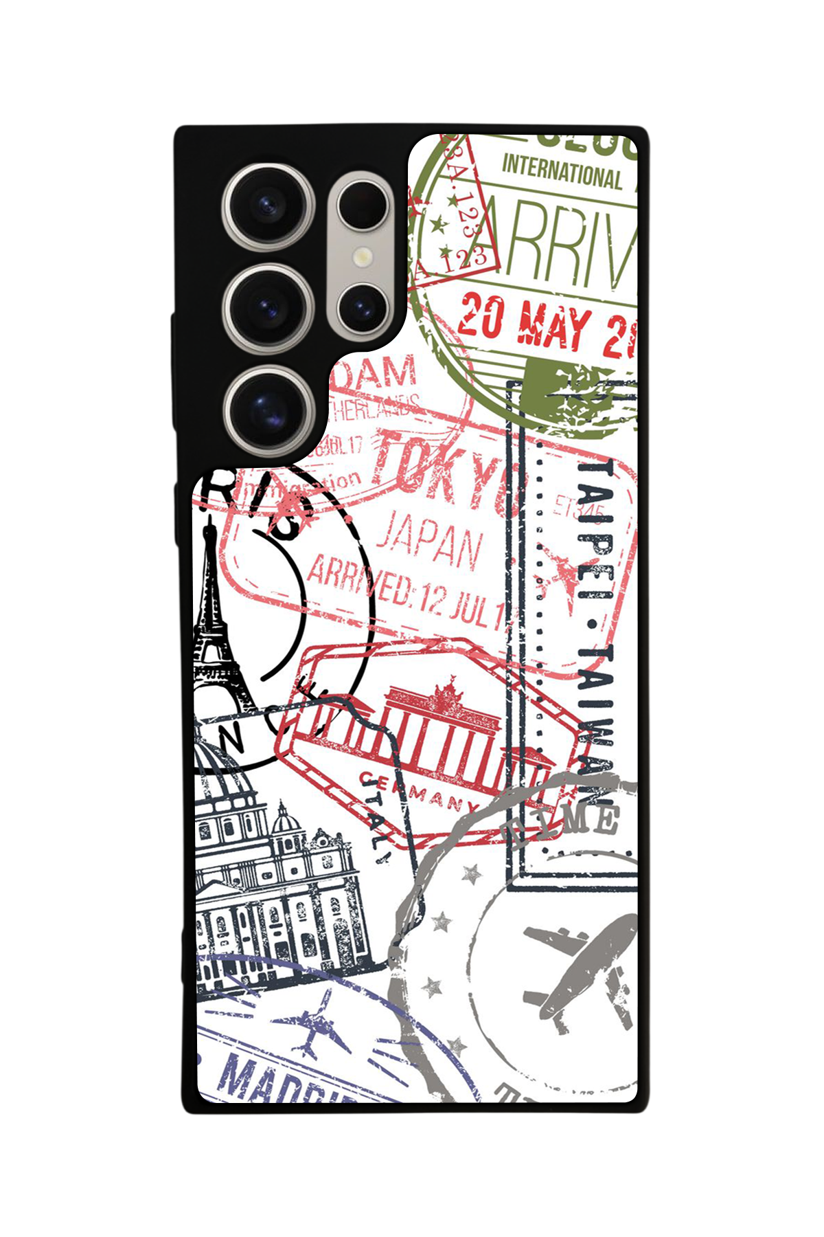 Samsung Galaxy S22 Ultra Uyumlu Poster Tasarımlı Glossy Premium Kılıf