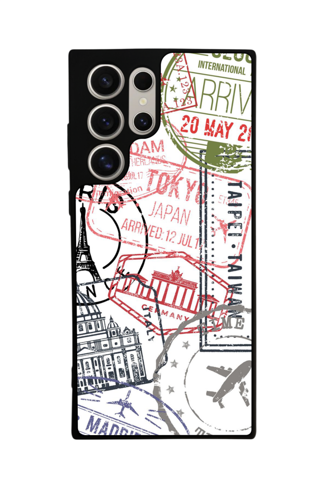 Samsung Galaxy S22 Ultra Uyumlu Poster Tasarımlı Glossy Premium Kılıf