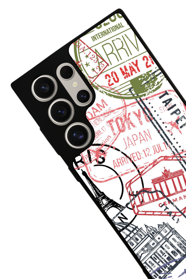 Samsung Galaxy S22 Ultra Uyumlu Poster Tasarımlı Glossy Premium Kılıf