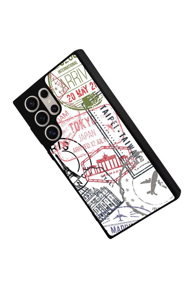 Samsung Galaxy S22 Ultra Uyumlu Poster Tasarımlı Glossy Premium Kılıf