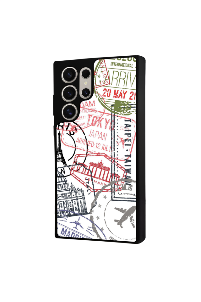 Samsung Galaxy S22 Ultra Uyumlu Poster Tasarımlı Glossy Premium Kılıf