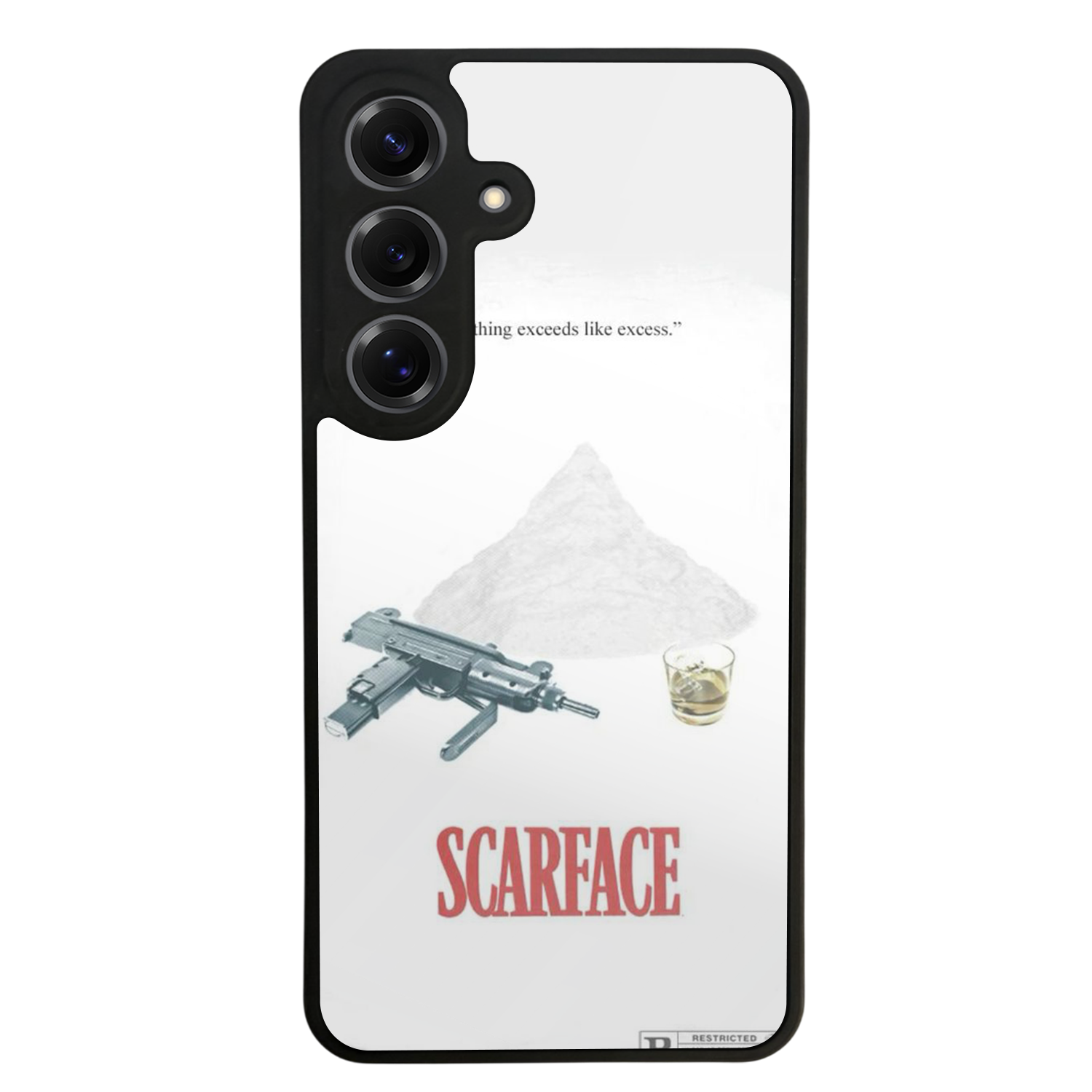 Samsung Galaxy S25 Uyumlu Scarface Tasarımlı Glossy Premium Kılıf