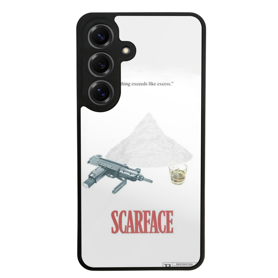 Samsung Galaxy S25 Uyumlu Scarface Tasarımlı Glossy Premium Kılıf