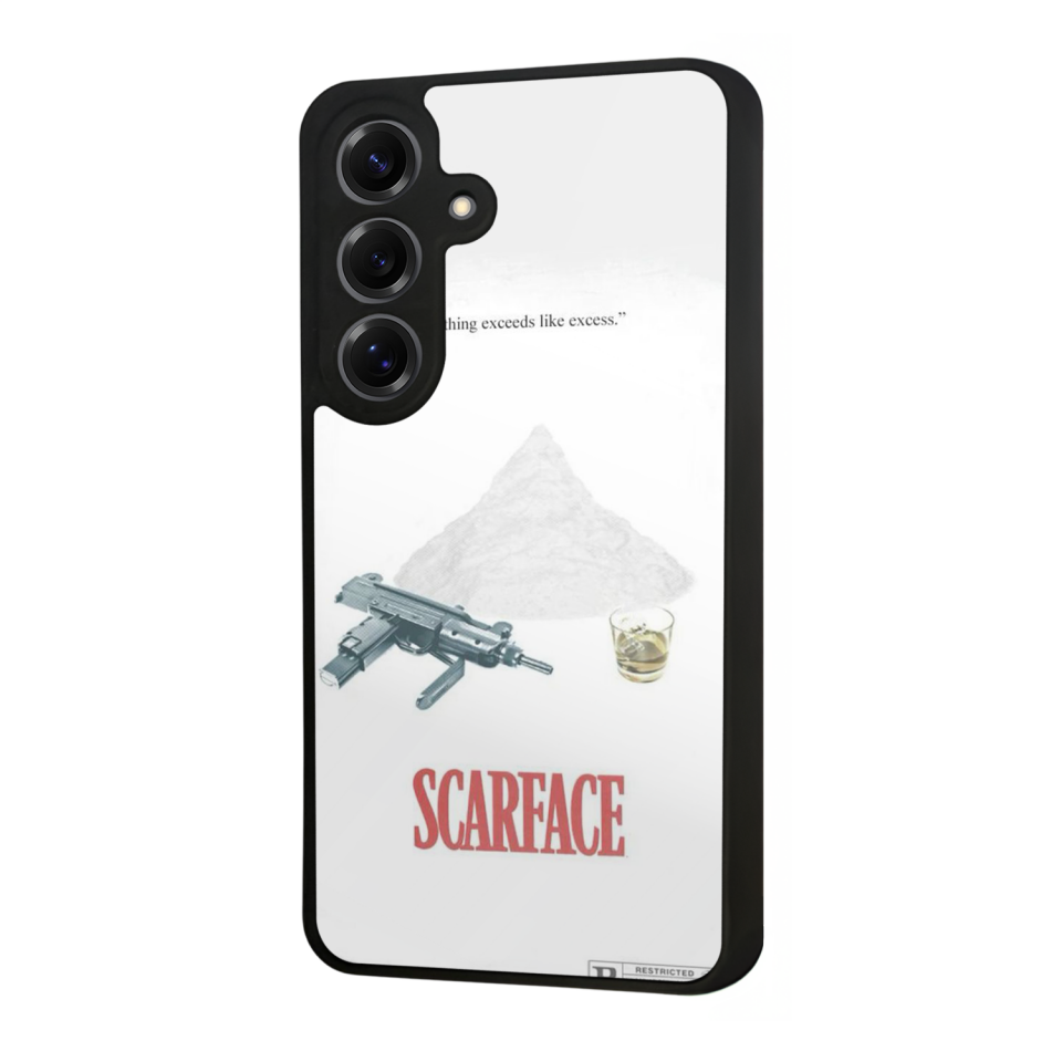 Samsung Galaxy S25 Uyumlu Scarface Tasarımlı Glossy Premium Kılıf