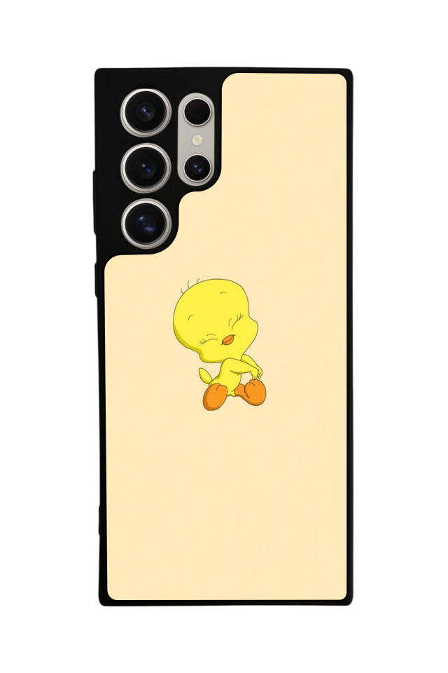 Samsung Galaxy S24 Ultra Uyumlu Tweety Tasarımlı Glossy Premium Kılıf