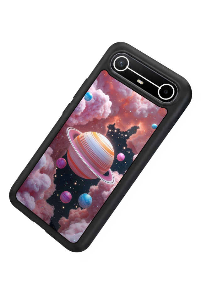 Tecno Spark Slim 5G Uyumlu Uzay Tasarımlı Glossy Premium Kılıf