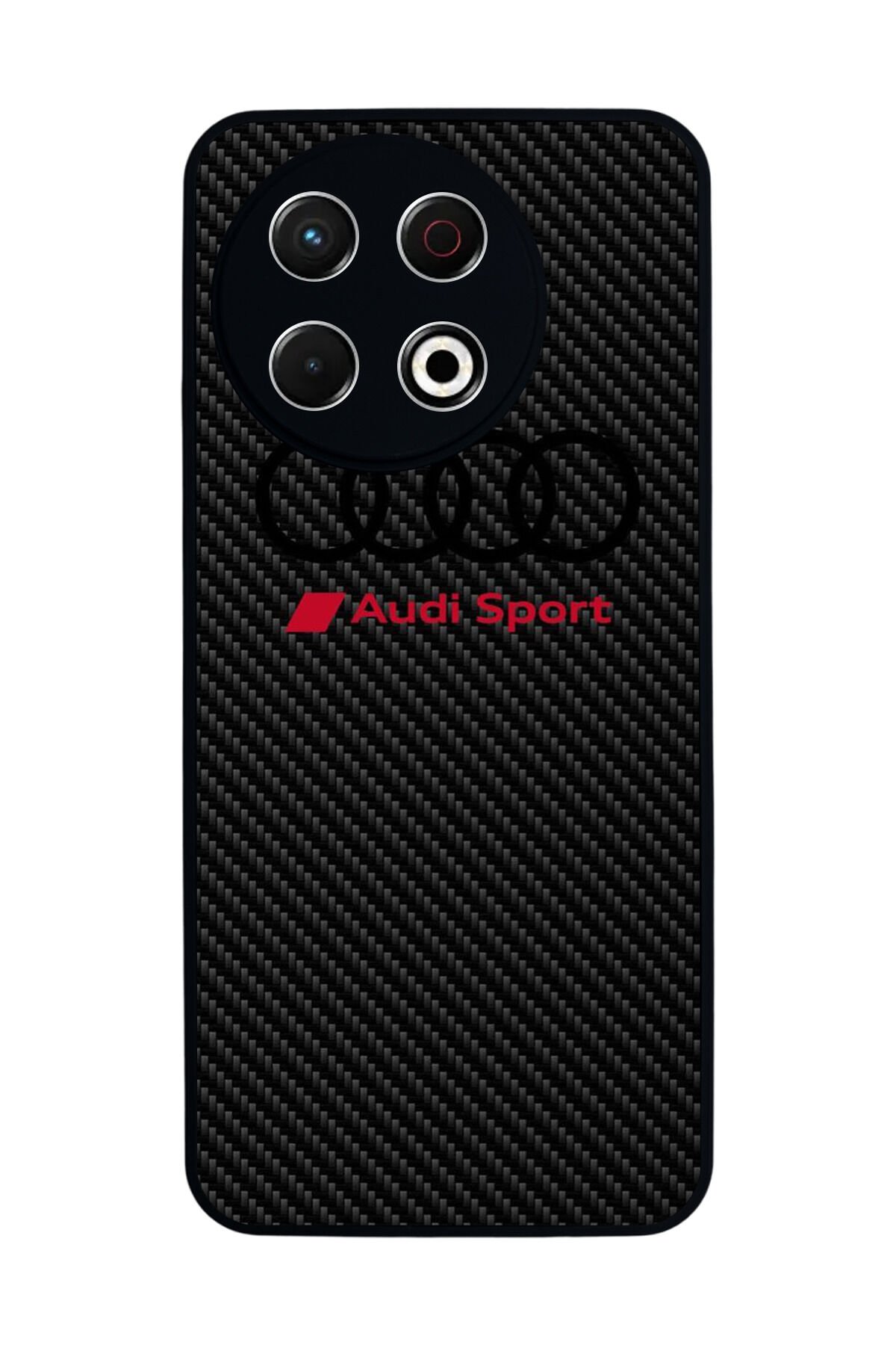Tecno Spark 30 Pro Uyumlu Audi Tasarımlı Glossy Premium Kılıf