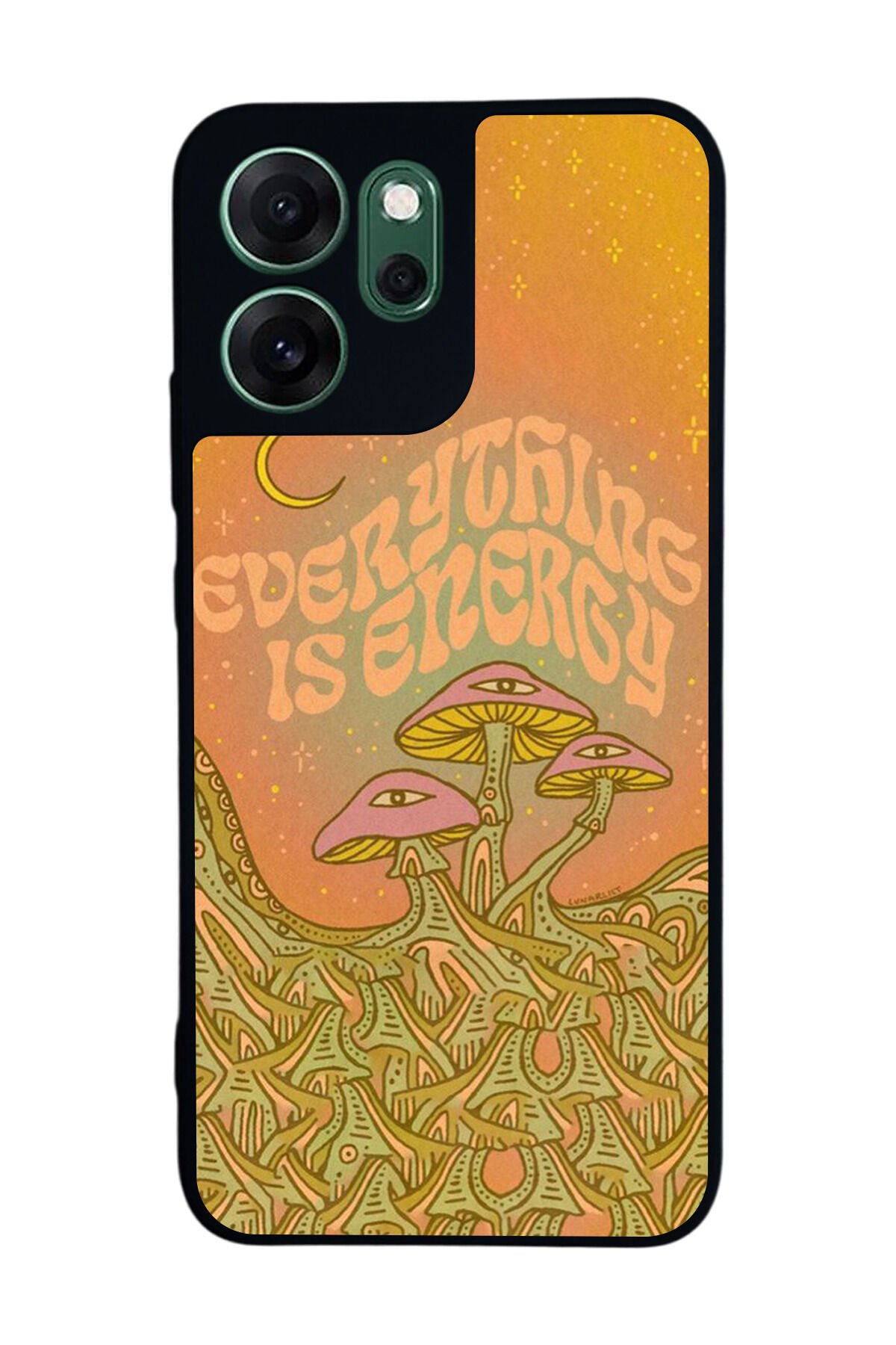 Oppo Reno 14F Uyumlu Energy Tasarımlı Glossy Premium Kılıf