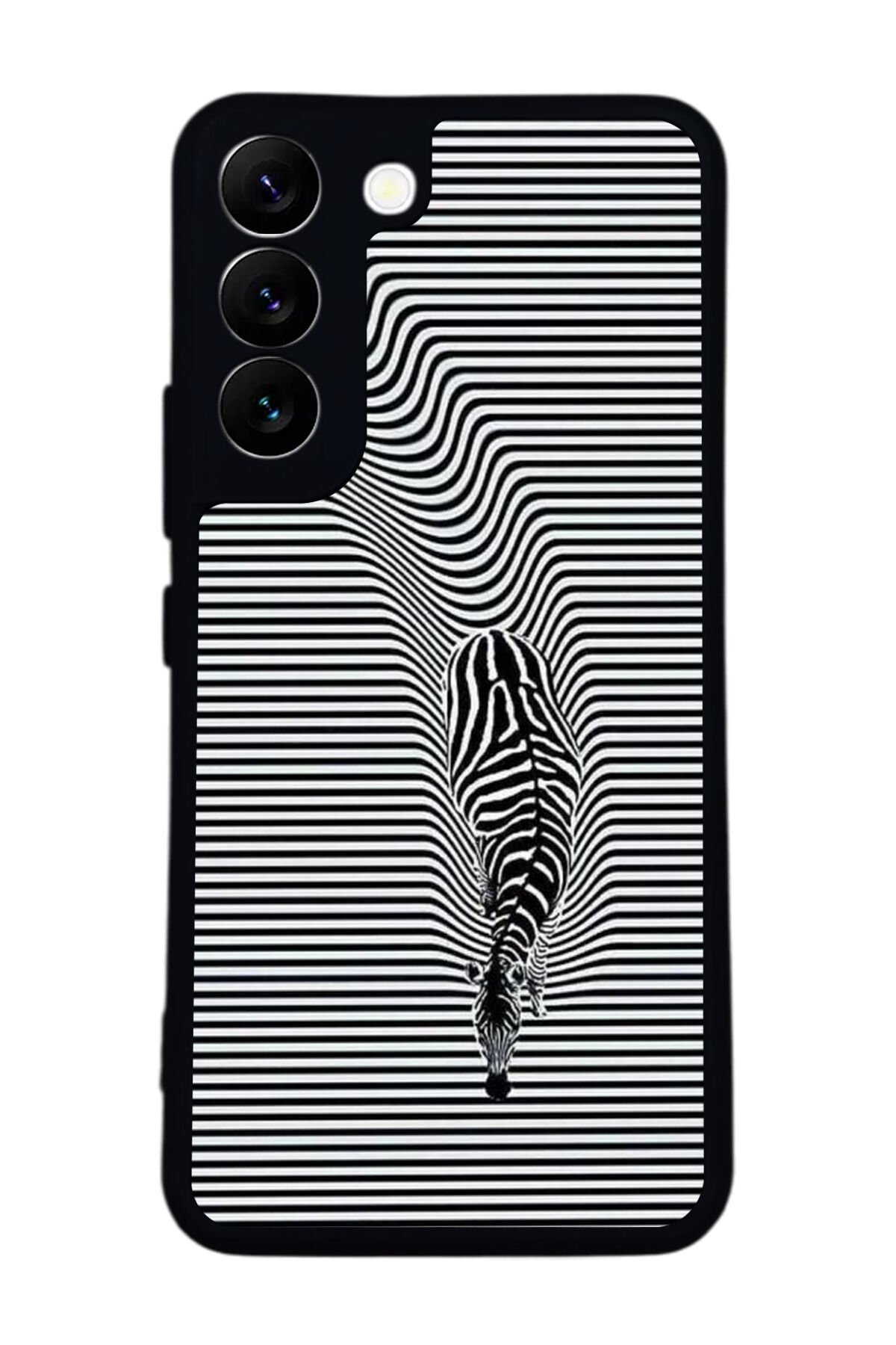 Samsung Galaxy S22 Uyumlu Çizgi Sanatı Tasarımlı Glossy Premium Kılıf