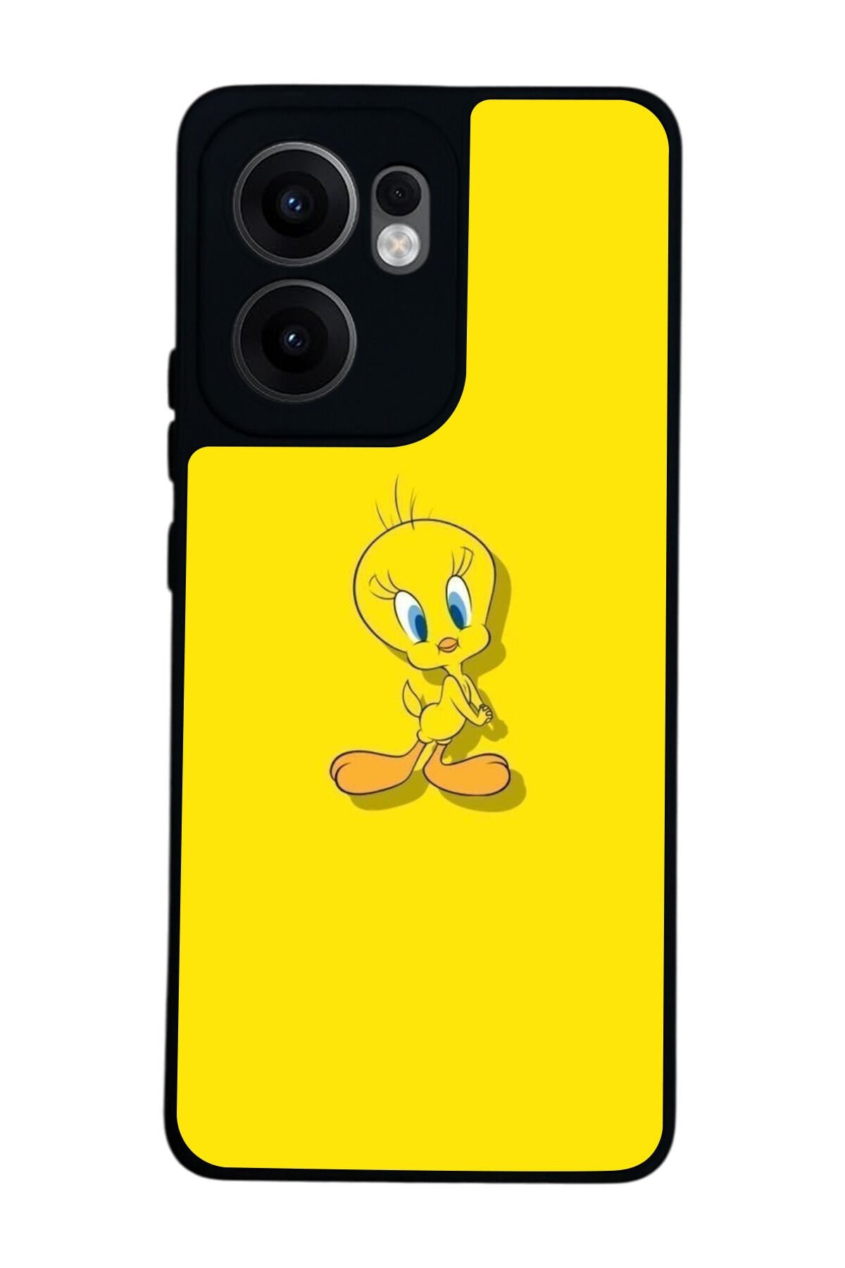 Oppo Reno 13F Uyumlu Tweety Tasarımlı Glossy Premium Kılıf