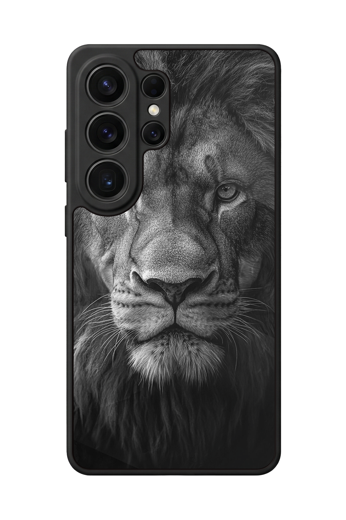 Samsung Galaxy S26 Ultra Uyumlu Aslan Tasarımlı Glossy Premium Kılıf