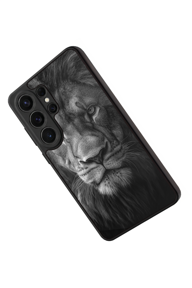 Samsung Galaxy S26 Ultra Uyumlu Aslan Tasarımlı Glossy Premium Kılıf