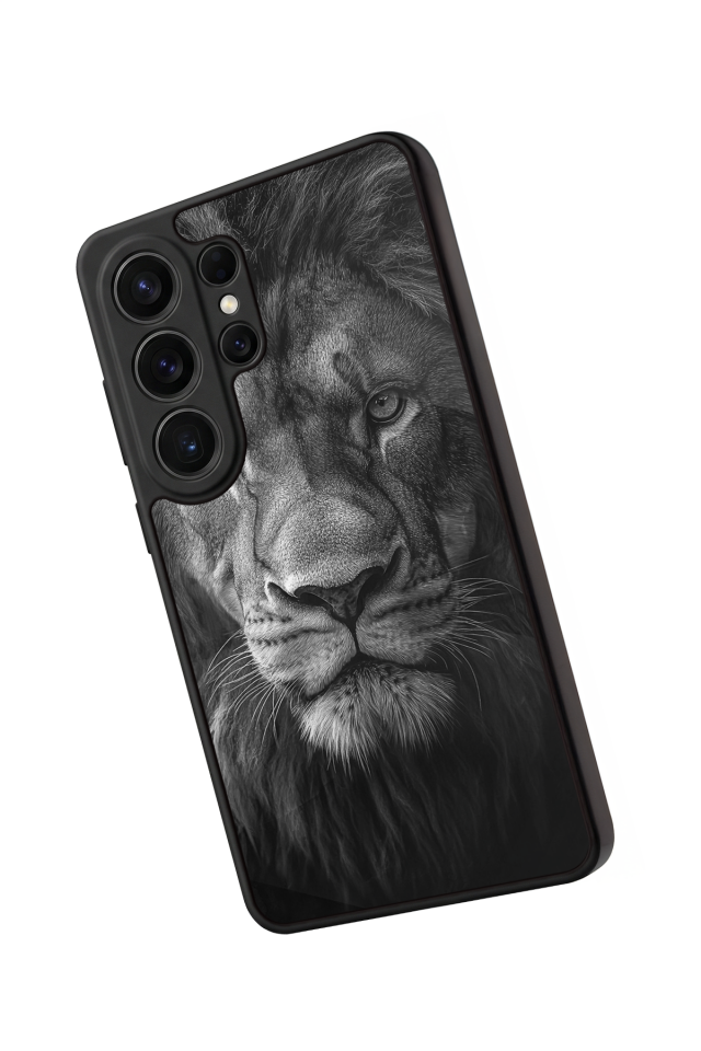 Samsung Galaxy S26 Ultra Uyumlu Aslan Tasarımlı Glossy Premium Kılıf