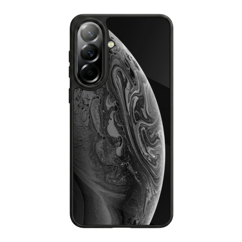 Samsung Galaxy A37 Uyumlu Ay Tasarımlı Glossy Premium Kılıf