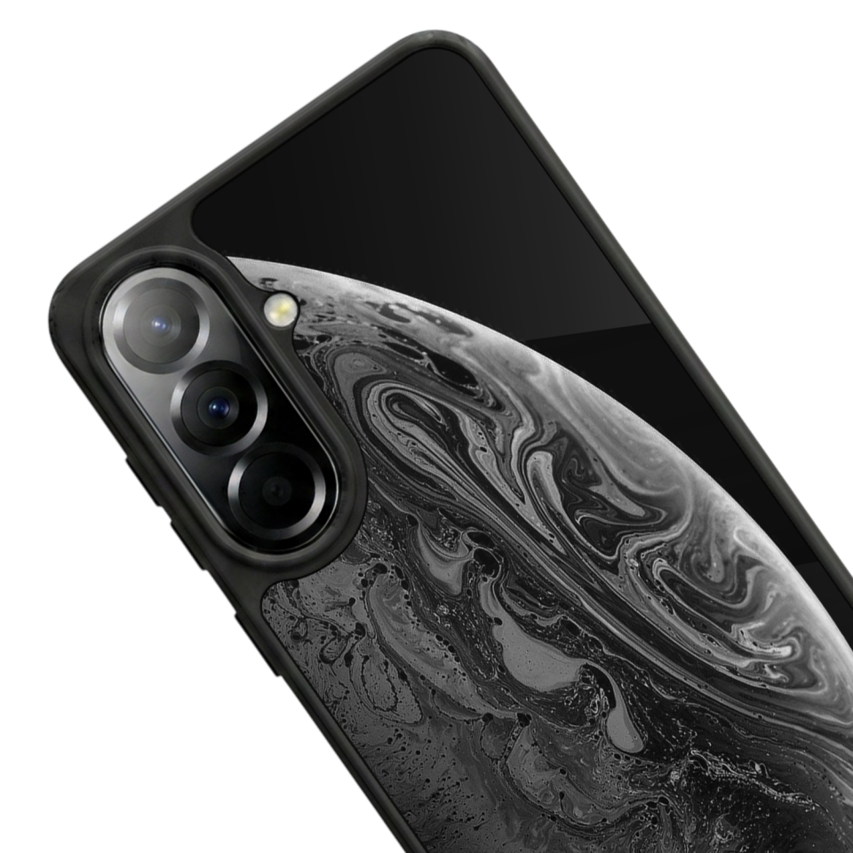 Samsung Galaxy A37 Uyumlu Ay Tasarımlı Glossy Premium Kılıf