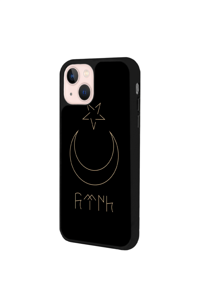 iPhone 14 Plus Uyumlu Bozkurt Tasarımlı Glossy Premium Kılıf