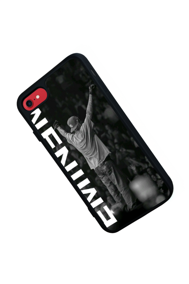 iPhone 8 Uyumlu Eminem Tasarımlı Glossy Premium Kılıf