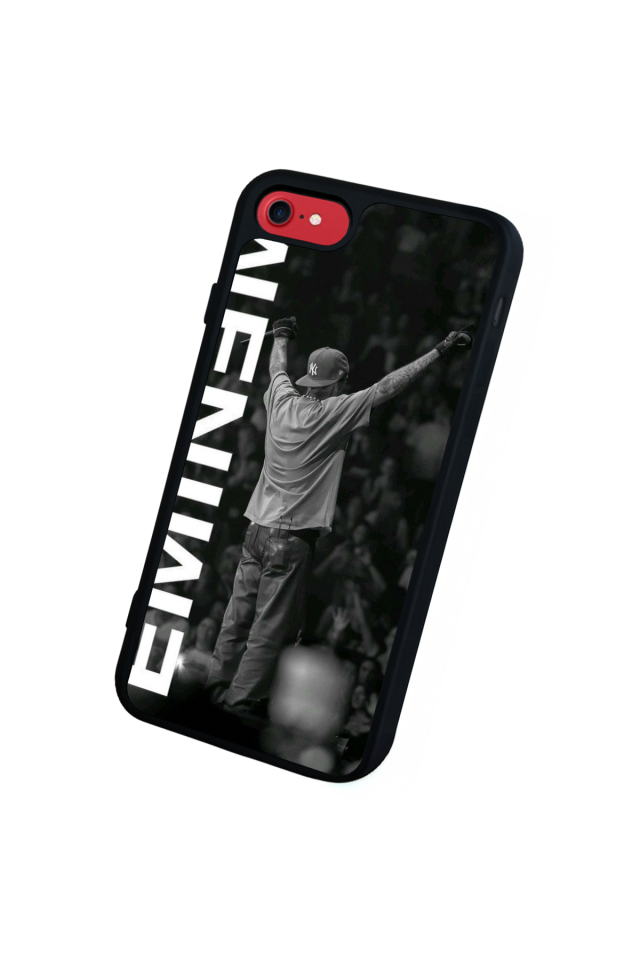iPhone 8 Uyumlu Eminem Tasarımlı Glossy Premium Kılıf
