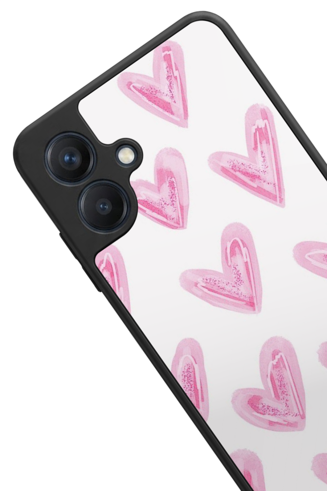 Samsung Galaxy A07 Uyumlu Kalp Love Tasarımlı Glossy Premium Kılıf