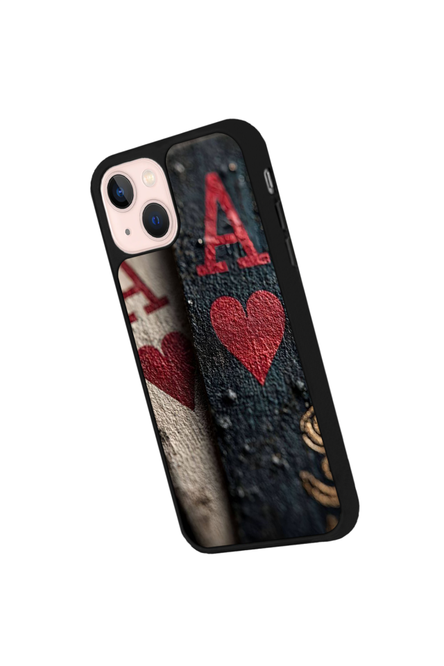iPhone 15 Uyumlu Kart Tasarımlı Glossy Premium Kılıf