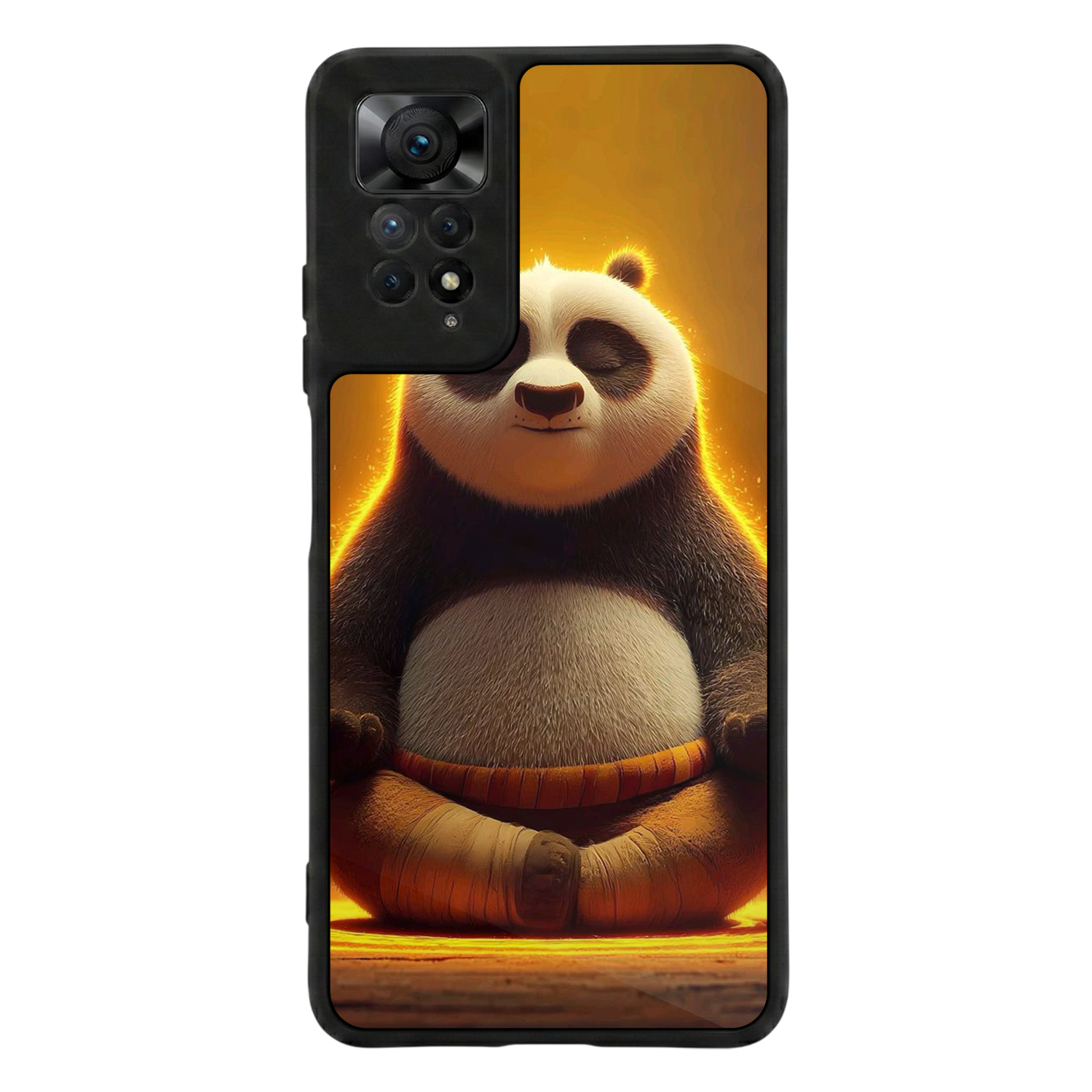Xiaomi Redmi Note 11 Pro Uyumlu Kung Fu Panda Tasarımlı Glossy Premium Kılıf