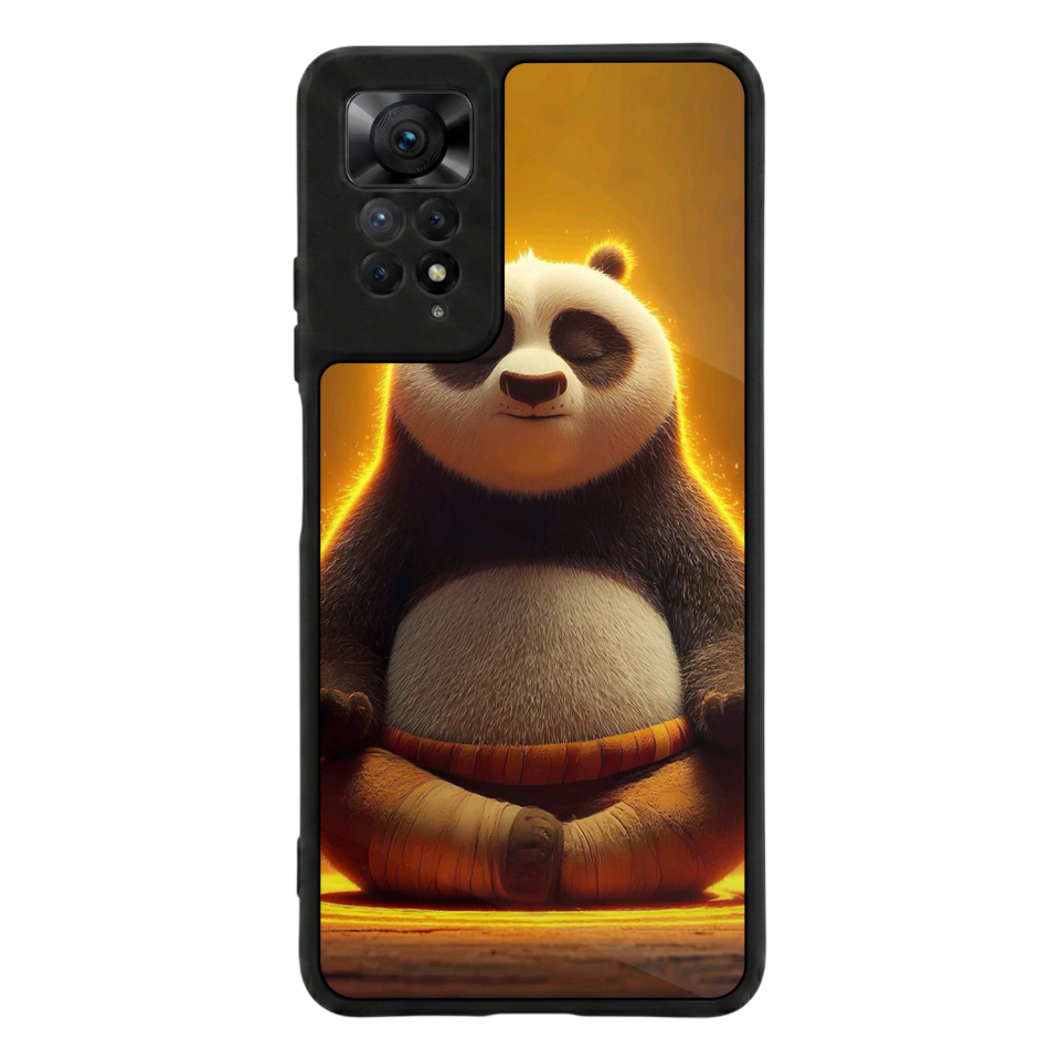 Xiaomi Redmi Note 11 Pro Uyumlu Kung Fu Panda Tasarımlı Glossy Premium Kılıf