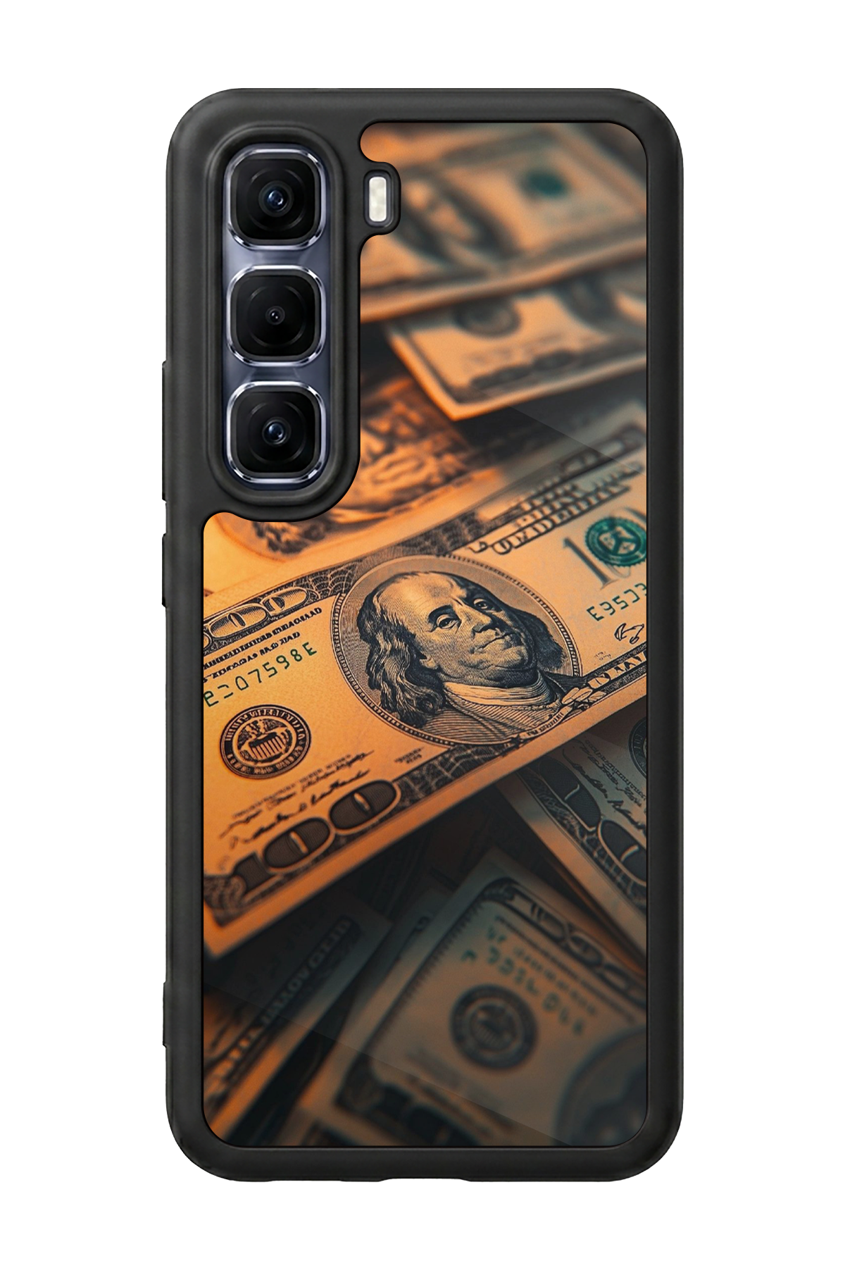 Infinix Hot 60 Pro Plus Uyumlu Para Tasarımlı Glossy Premium Kılıf