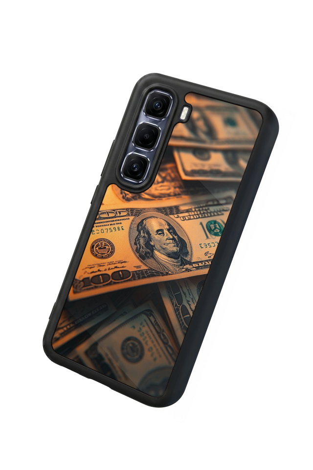 Infinix Hot 60 Pro Plus Uyumlu Para Tasarımlı Glossy Premium Kılıf