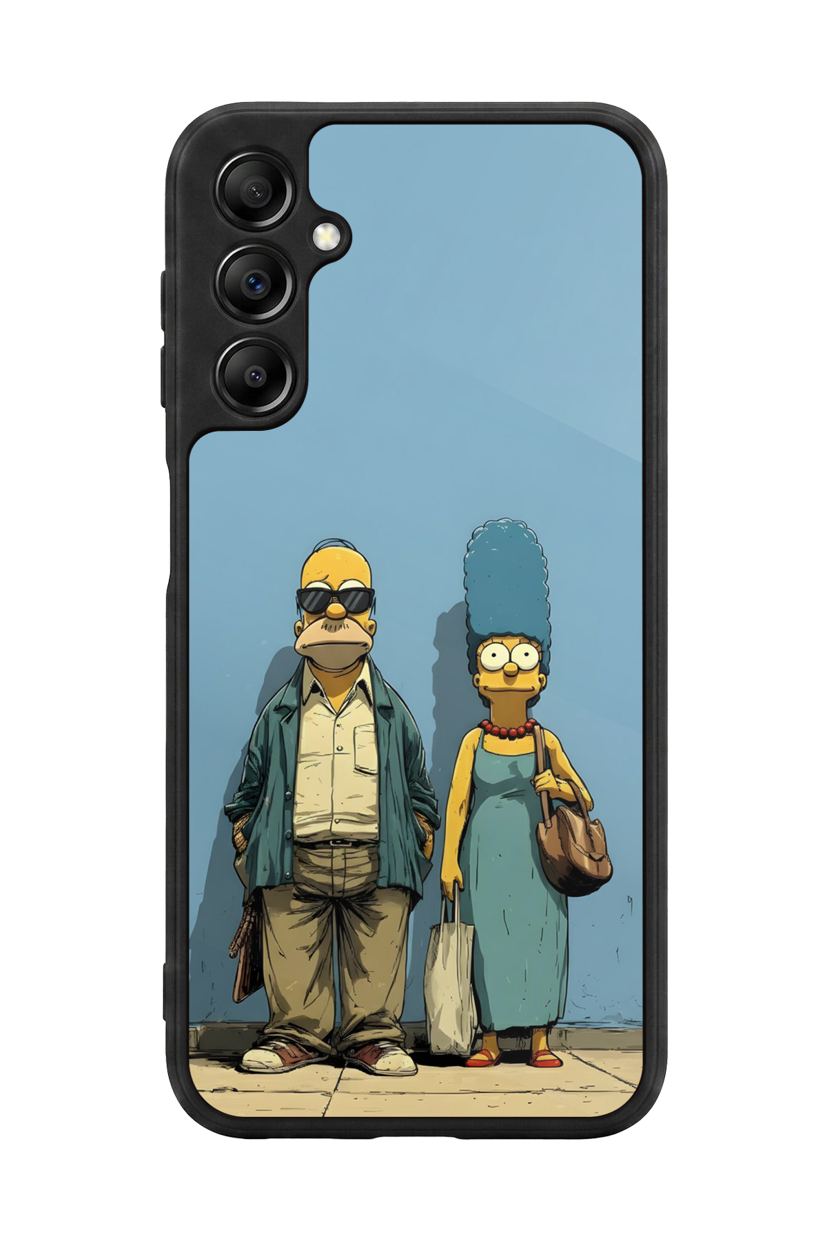 Samsung Galaxy A14 Uyumlu The Simpsons Tasarımlı Glossy Premium Kılıf