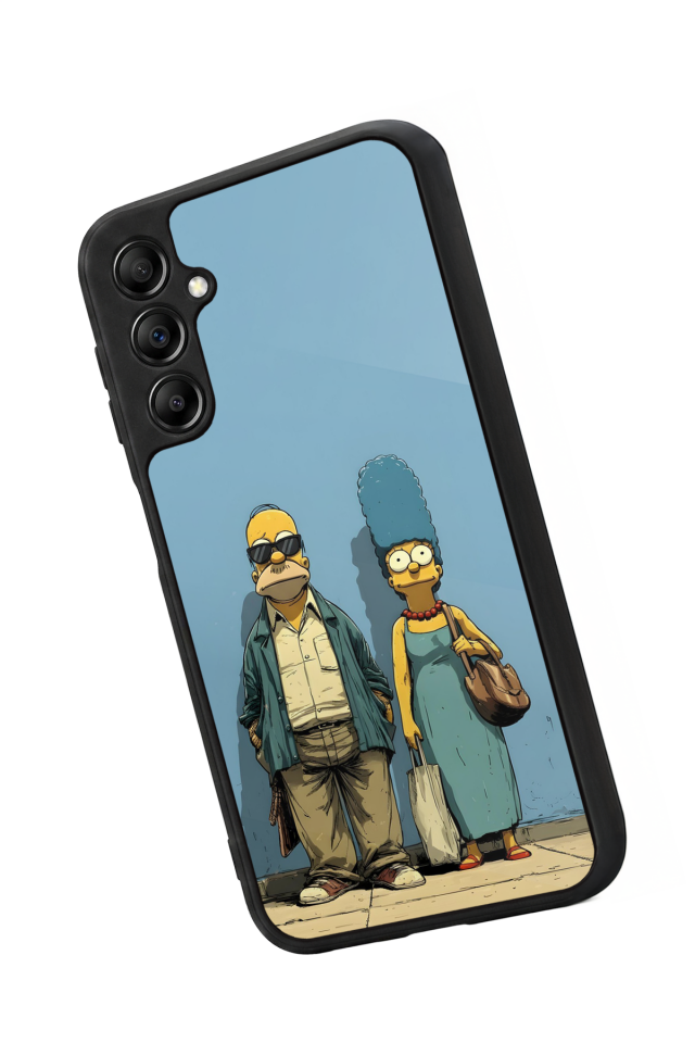 Samsung Galaxy A14 Uyumlu The Simpsons Tasarımlı Glossy Premium Kılıf