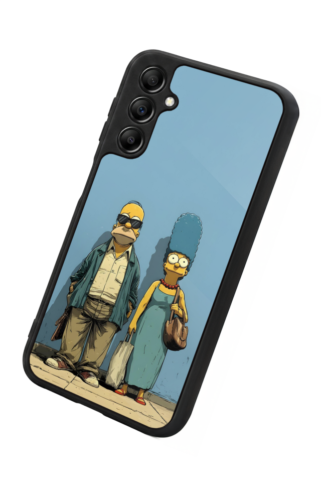 Samsung Galaxy A14 Uyumlu The Simpsons Tasarımlı Glossy Premium Kılıf