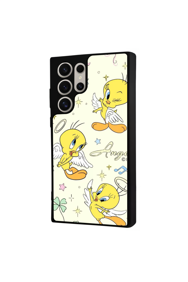 Samsung Galaxy S24 Ultra Uyumlu Tweety Tasarımlı Glossy Premium Kılıf