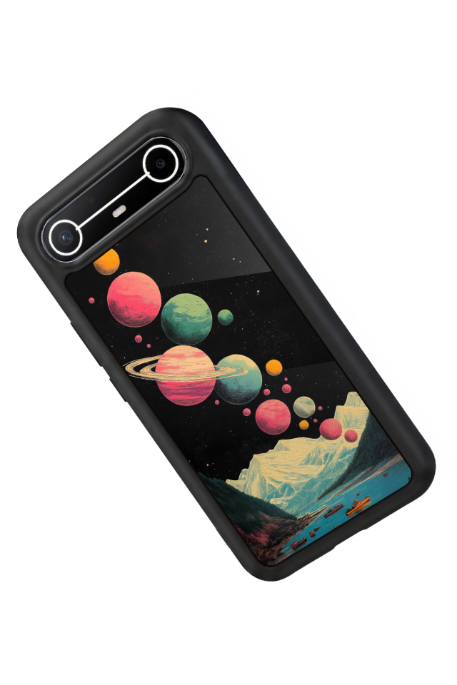 Tecno Spark Slim 5G Uyumlu Uzay Tasarımlı Glossy Premium Kılıf