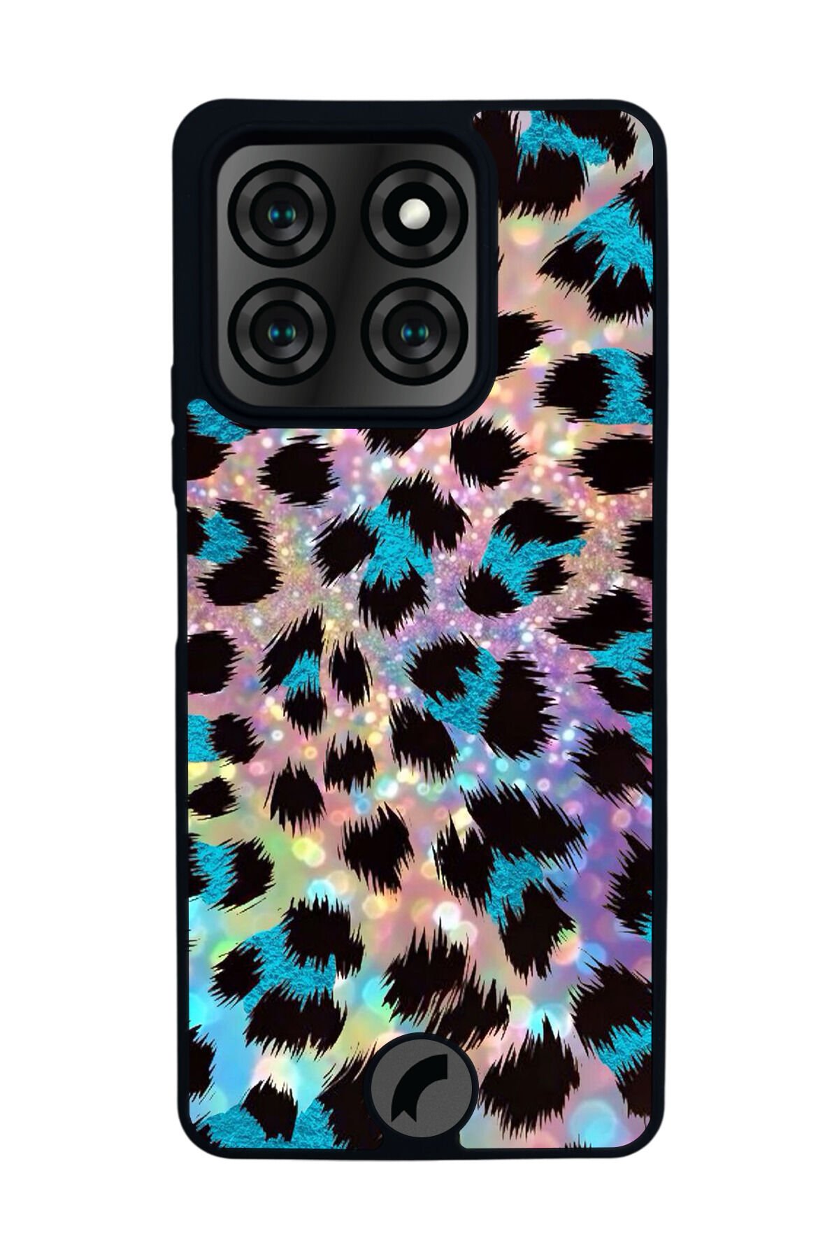 Reeder S71 Uyumlu Hologram Leopar Tasarımlı Glossy Premium Kılıf