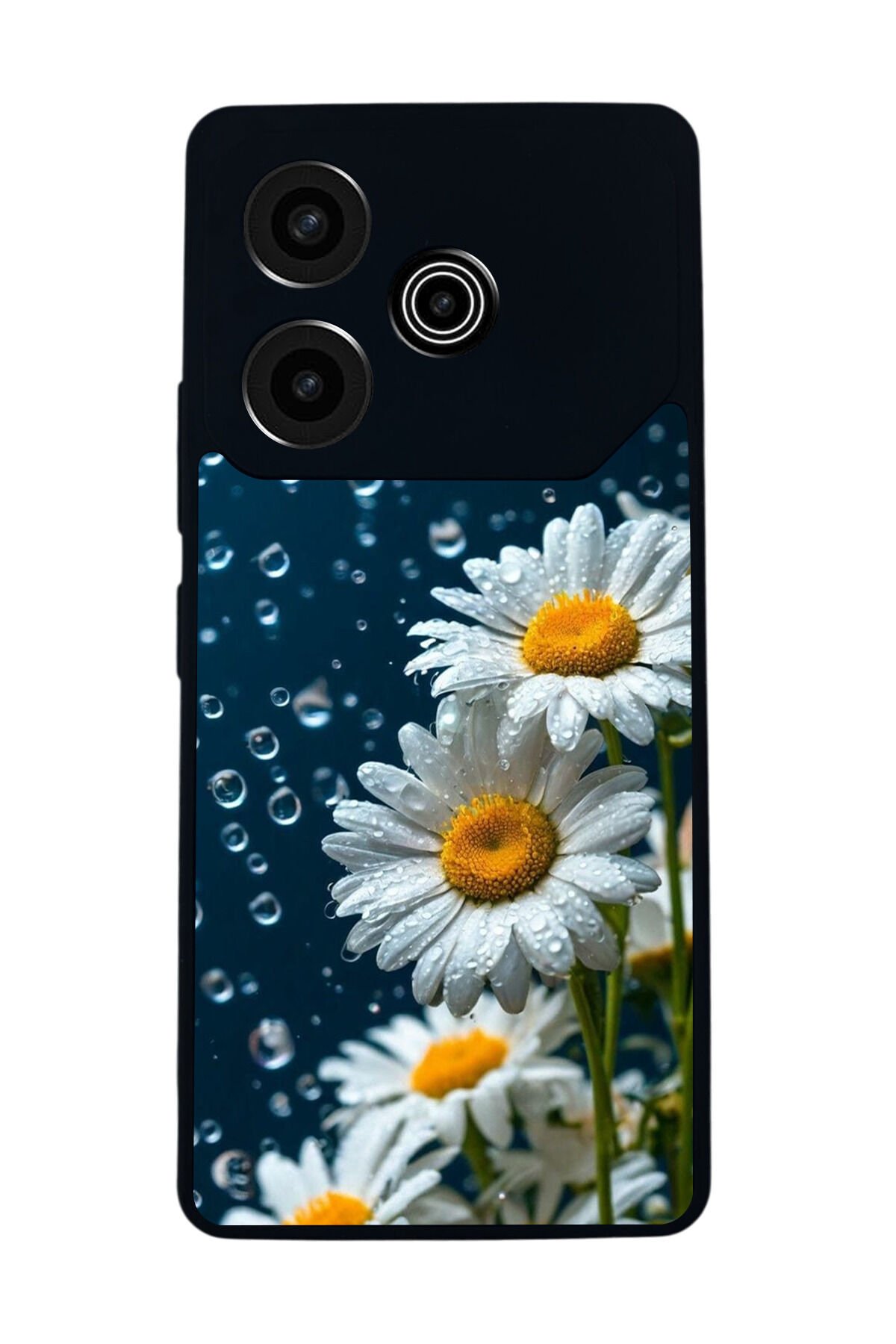 Tecno Pova 6 Uyumlu Cicek Tasarımlı Glossy Premium Kılıf