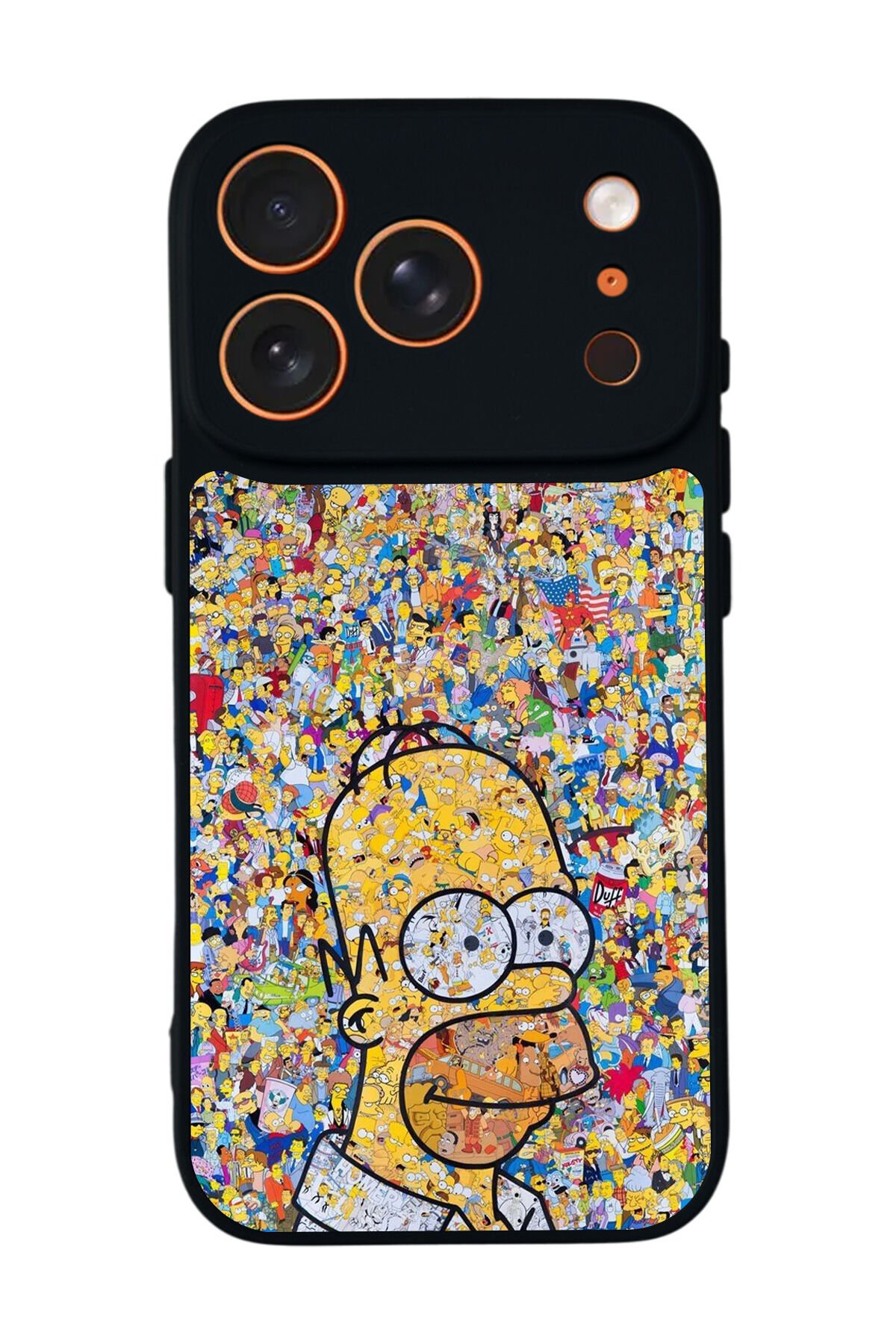 iPhone 17 Pro Max Uyumlu The Simpsons Tasarımlı Glossy Premium Kılıf