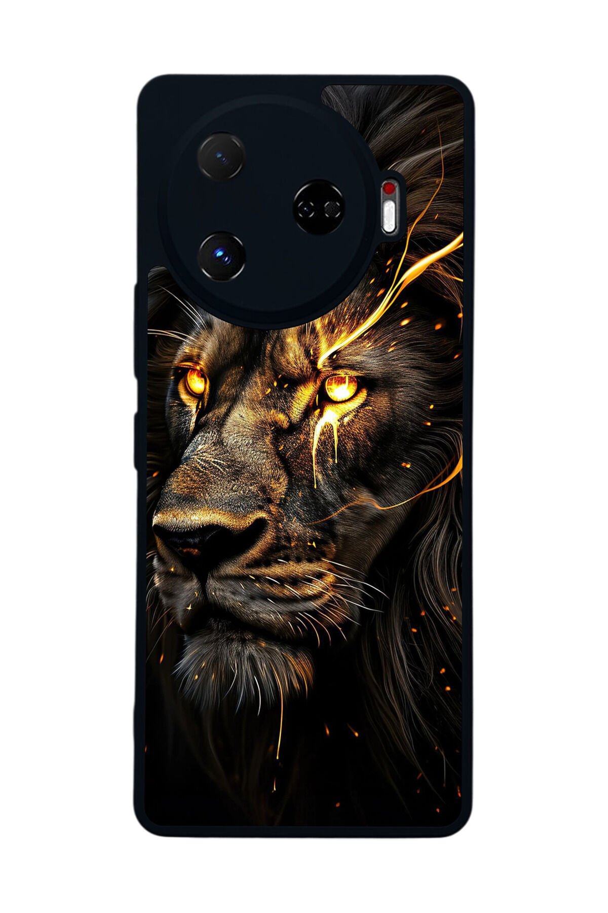 Tecno Camon 30 Pro Uyumlu Aslan Tasarımlı Glossy Premium Kılıf