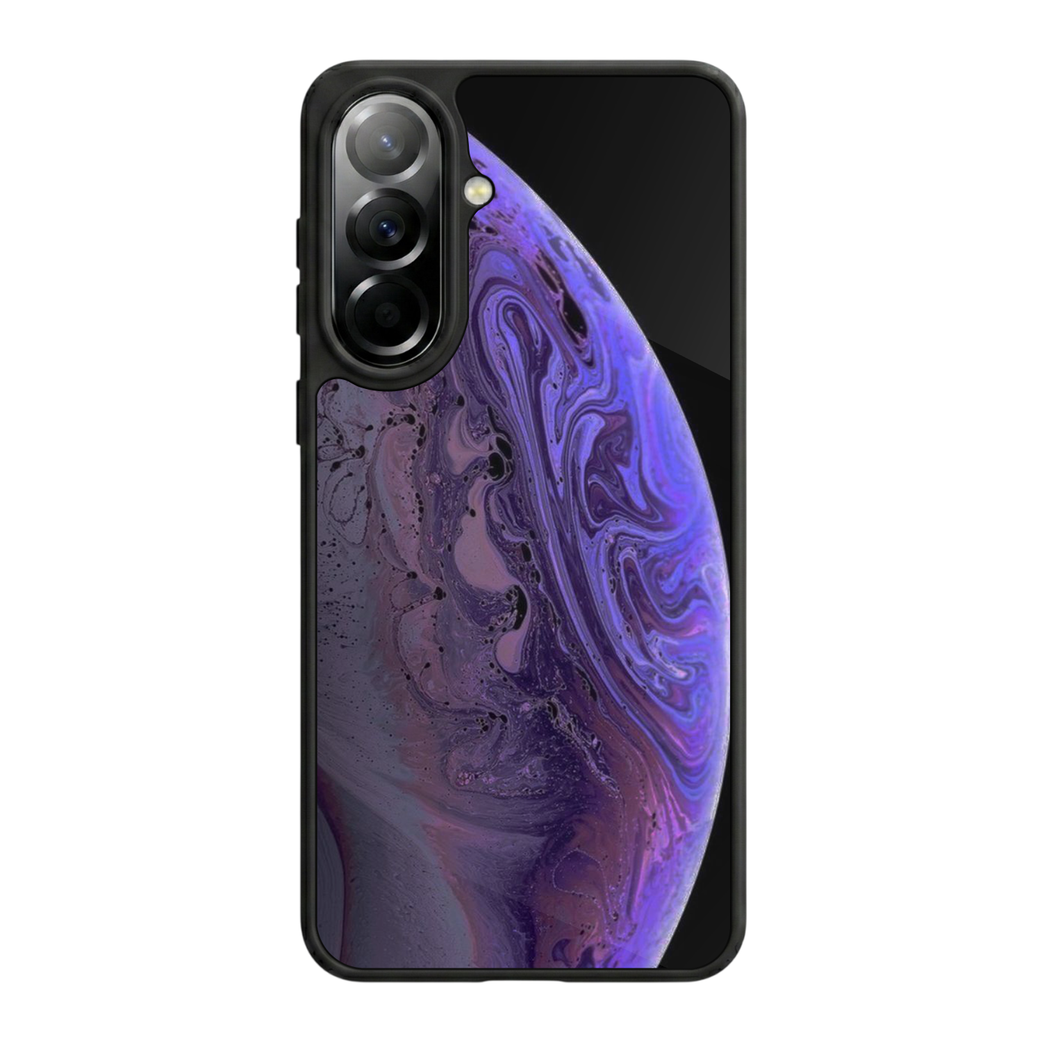 Samsung Galaxy A37 Uyumlu Ay Tasarımlı Glossy Premium Kılıf