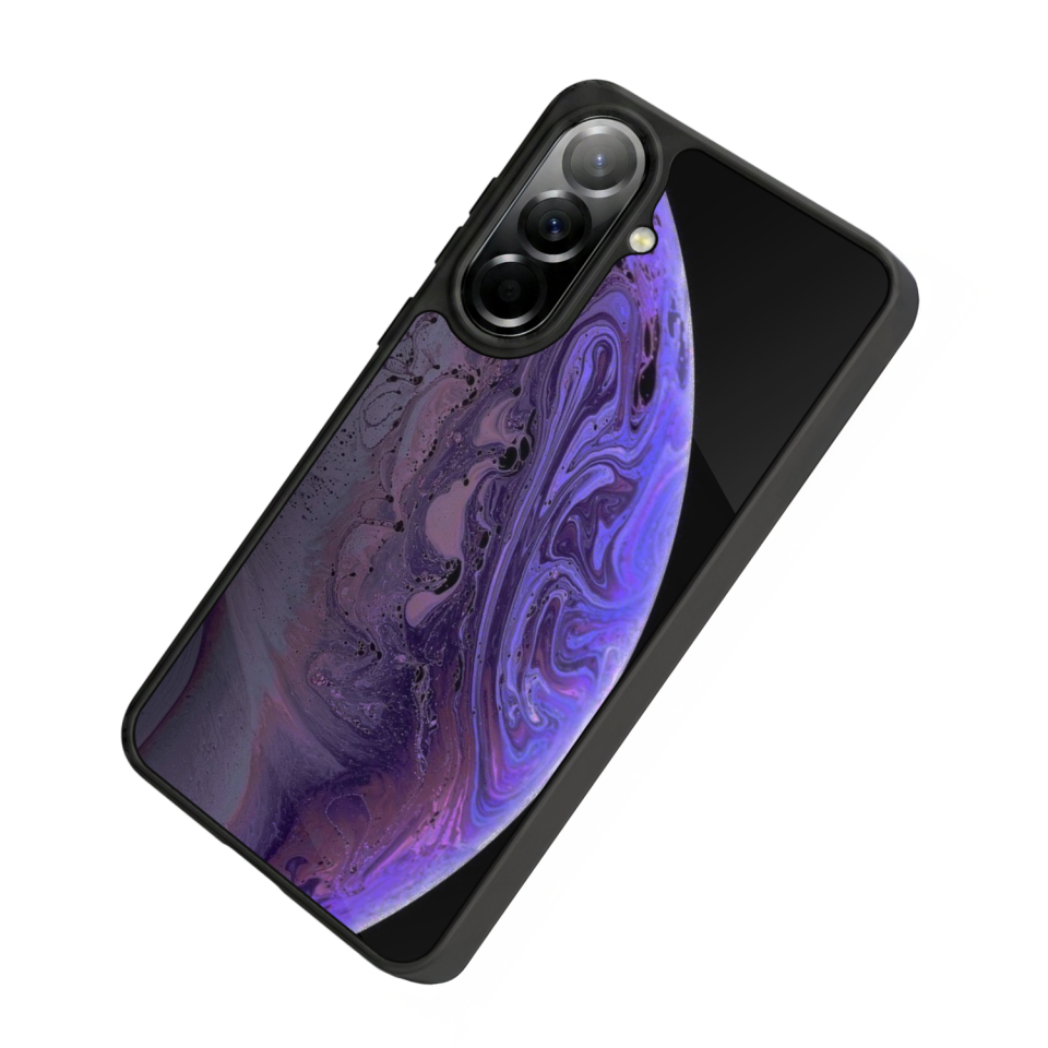 Samsung Galaxy A37 Uyumlu Ay Tasarımlı Glossy Premium Kılıf