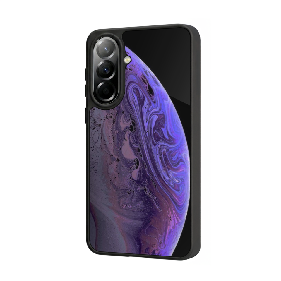 Samsung Galaxy A37 Uyumlu Ay Tasarımlı Glossy Premium Kılıf