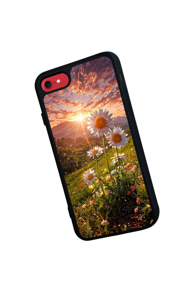 iPhone 7 Uyumlu Cicek Tasarımlı Glossy Premium Kılıf