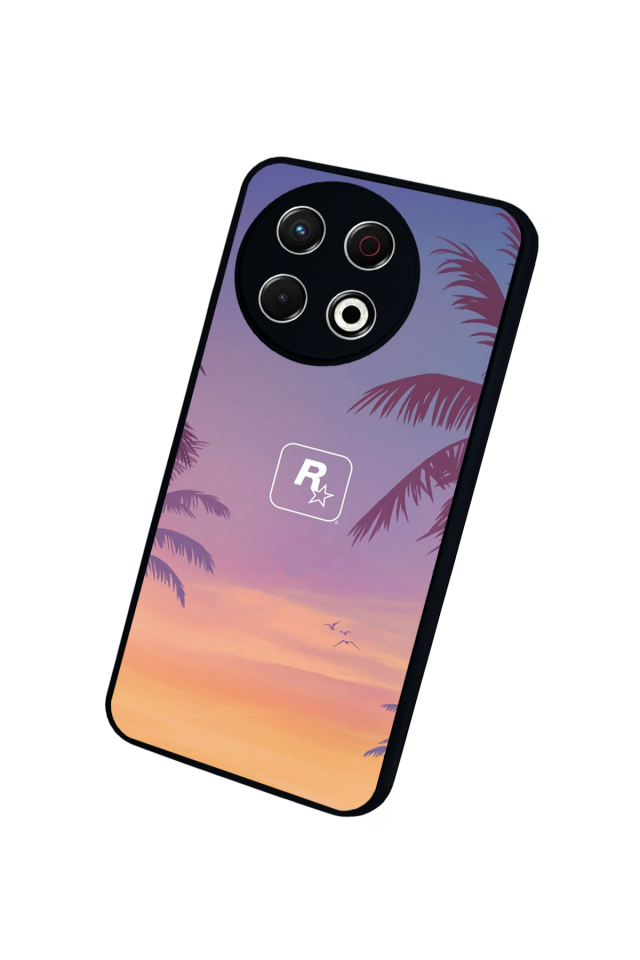 Tecno Spark 30 Pro Uyumlu GTA Tasarımlı Glossy Premium Kılıf