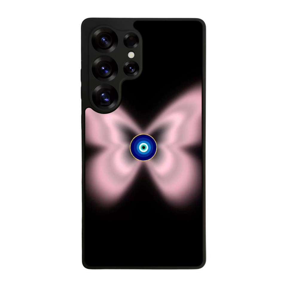 Samsung Galaxy S25 Ultra Uyumlu Nazar Tasarımlı Glossy Premium Kılıf